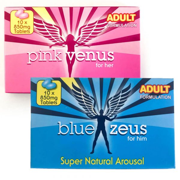 Blue zeus and Pink Venus Sex Pills