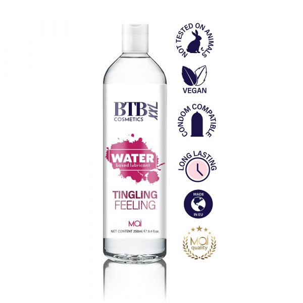 BTB Water Based Tingling Lubricant 250ml
